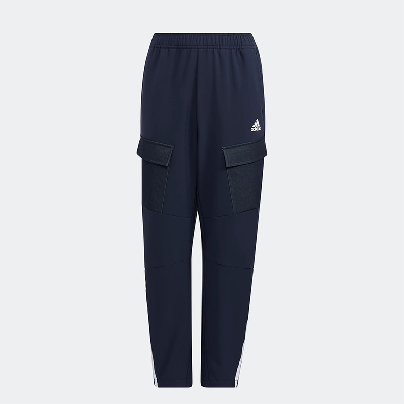 Adidas/阿迪达斯正品秋冬新款大童运动薄绒休闲透气长裤 HM9612