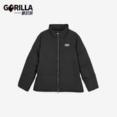 男女梭织立领保暖短款 Skechers 新款 冬季 羽绒服 斯凯奇正品