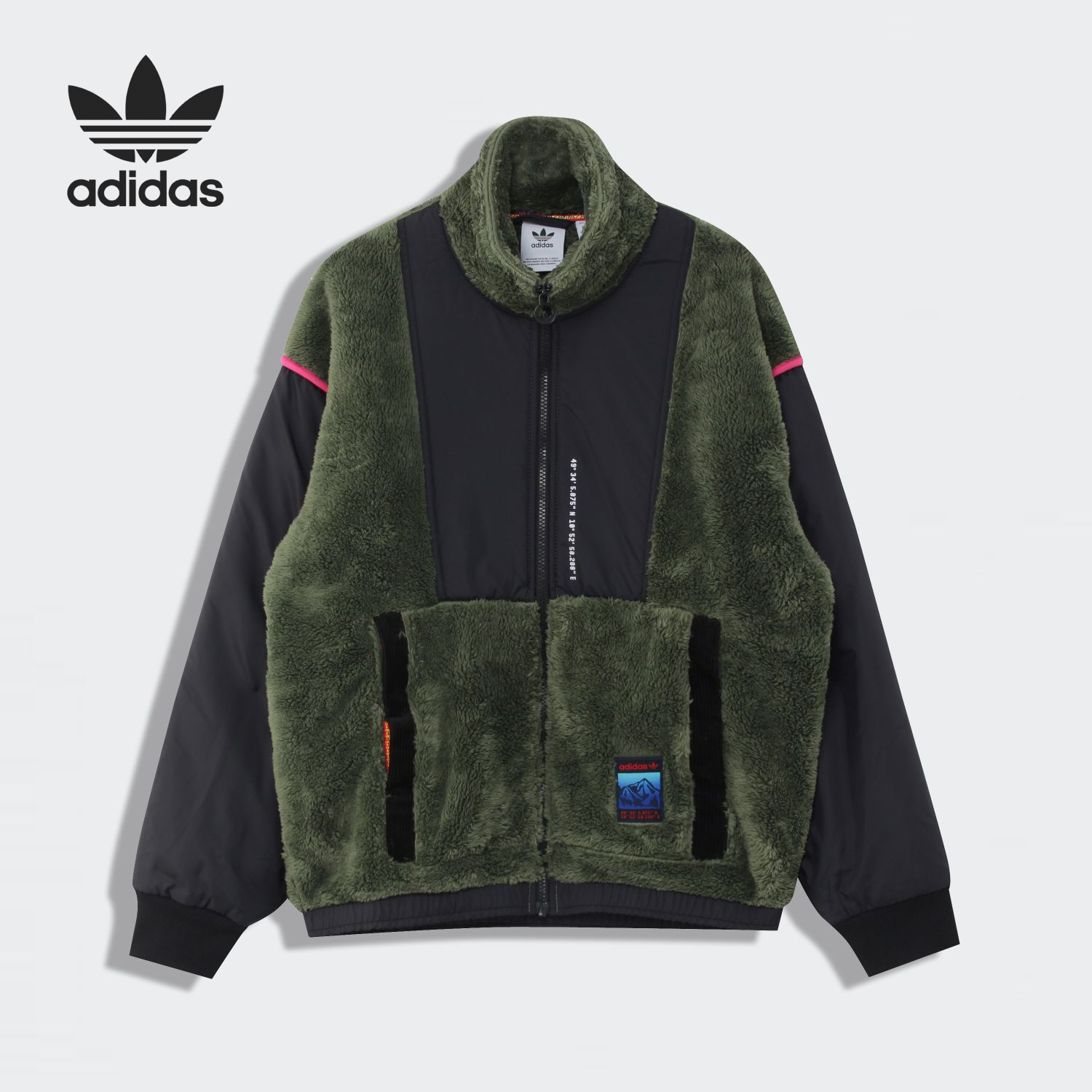 阿迪达斯男子摇粒绒外套