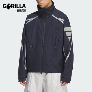 Adidas/阿迪达斯正品FOS REFL WVN JK男士运动梭织宽松外套KF0689