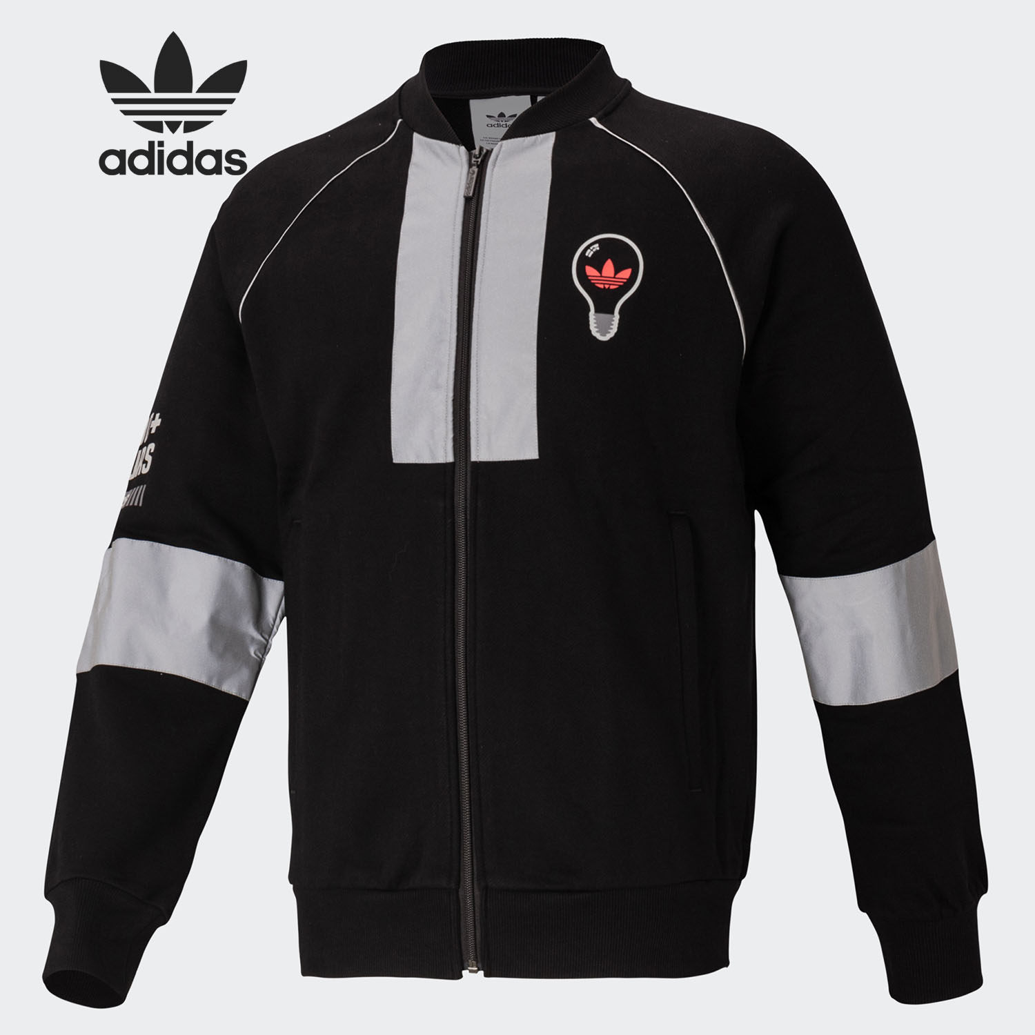 Adidas/阿迪达斯正品 三叶草BOMBER REFLECT男子外套茄克 FT5855