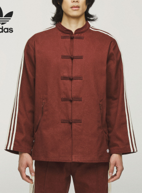 Adidas/阿迪达斯官方正品三叶草男女同款休闲运动夹克外套KD4031