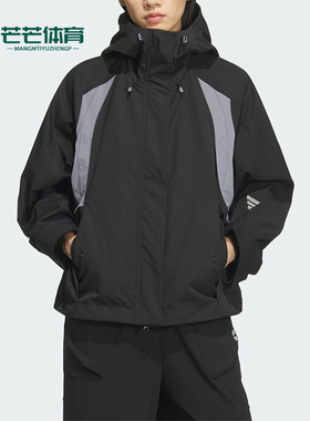 Adidas/阿迪达斯正品FUTURE STYLE女士连帽保暖梭织外套KS0065