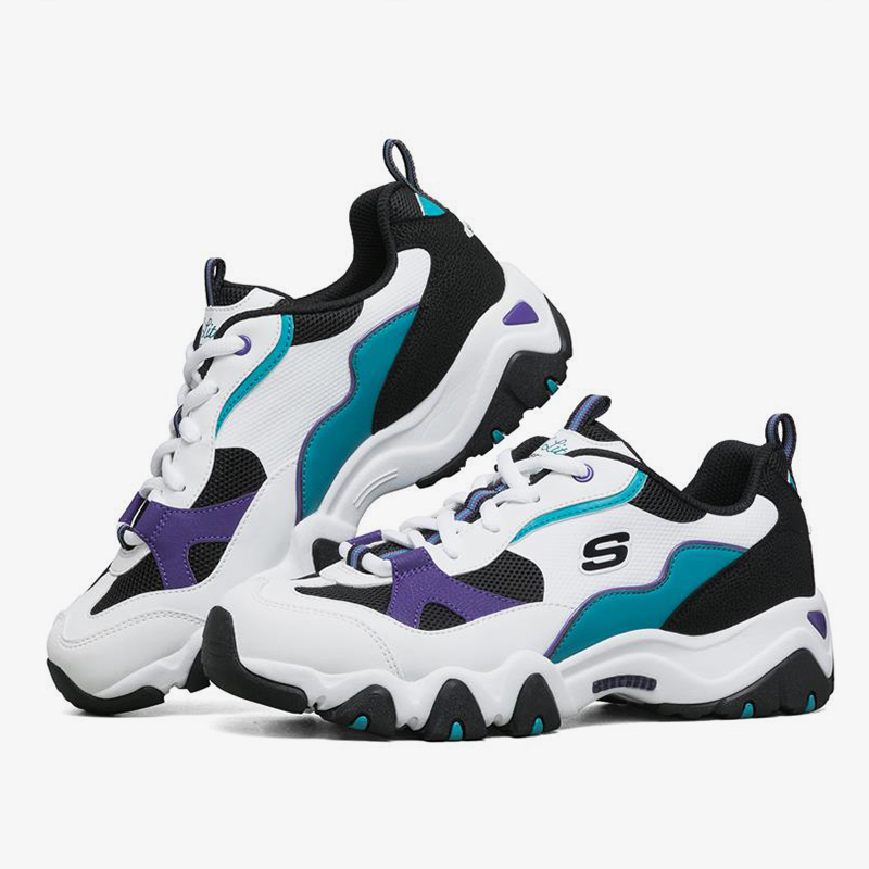 Skechers/斯凯奇正品当季新款女子休闲运动舒适厚底户外老爹鞋