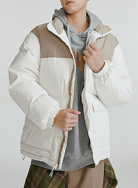 New Balance/NB正品冬季新款男子保暖拉链立领羽绒服AMJ34304-CIC