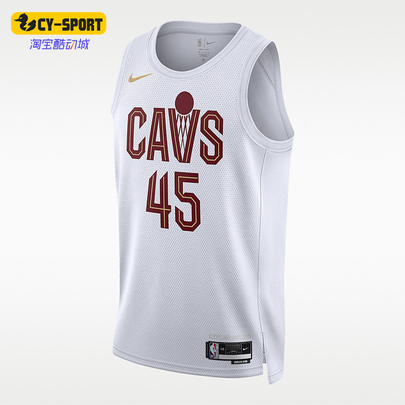 Nike/耐克正品NBASwingman新款男白酒红色经典休闲球衣DN2073-108