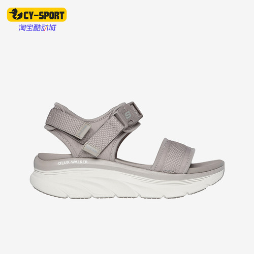 Skechers/斯凯奇正品夏季新款女士搭扣轻松厚底休闲凉鞋