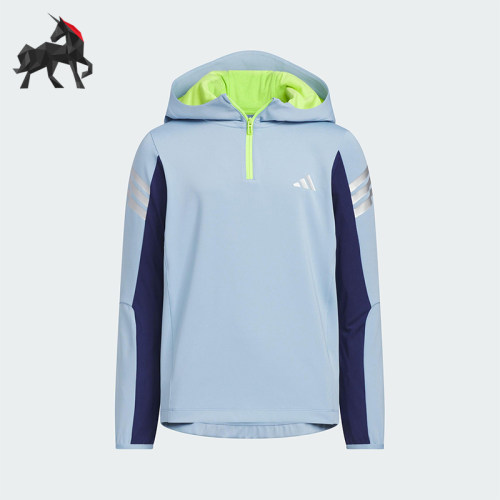 Adidas/阿迪达斯正品JK PE KN HDY儿童运动连帽日常卫衣KC2519
