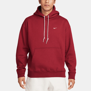 Nike/耐克正品新款男士加绒复古宽松透气针织卫衣DX1355-677