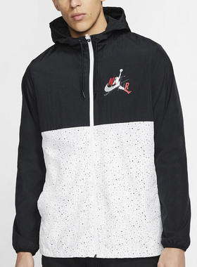 Nike/耐克正品 当季新款男子连帽拼接运动时尚休闲外套 CT9369