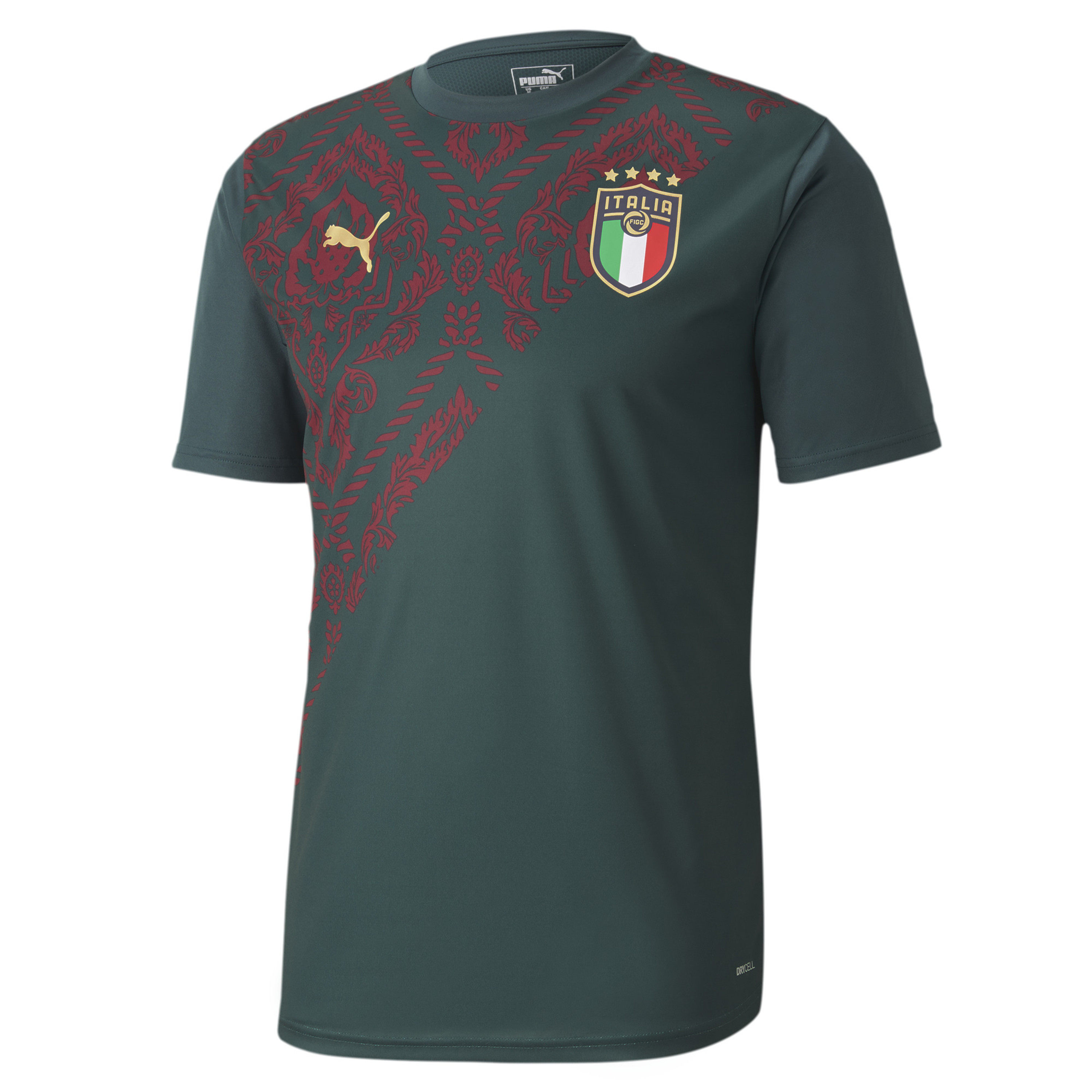 PUMA/彪马正品新款男子足球比赛训练服短袖T恤757341-10