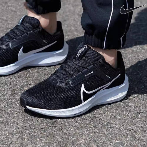 Nike/耐克正品网面透气轻便男鞋黑色训练休闲鞋