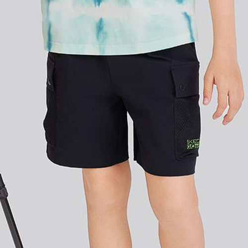 Skechers/斯凯奇正品夏季款男士简约松紧系带梭织短裤P225B054