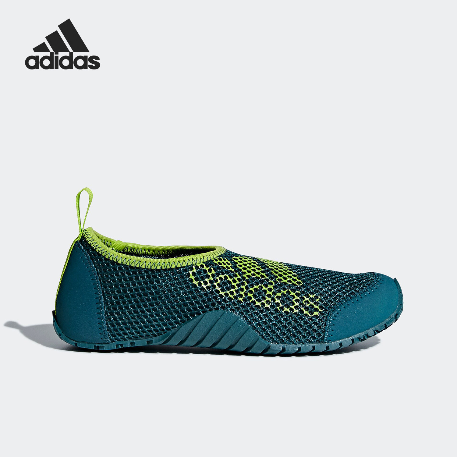 Adidas/阿迪达斯正品当季新款男童透气一脚蹬网面沙滩凉鞋CM7644