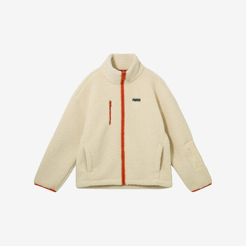 Puma/彪马正品2025冬季款男士运动立领耐穿休闲刺绣外套689592-33