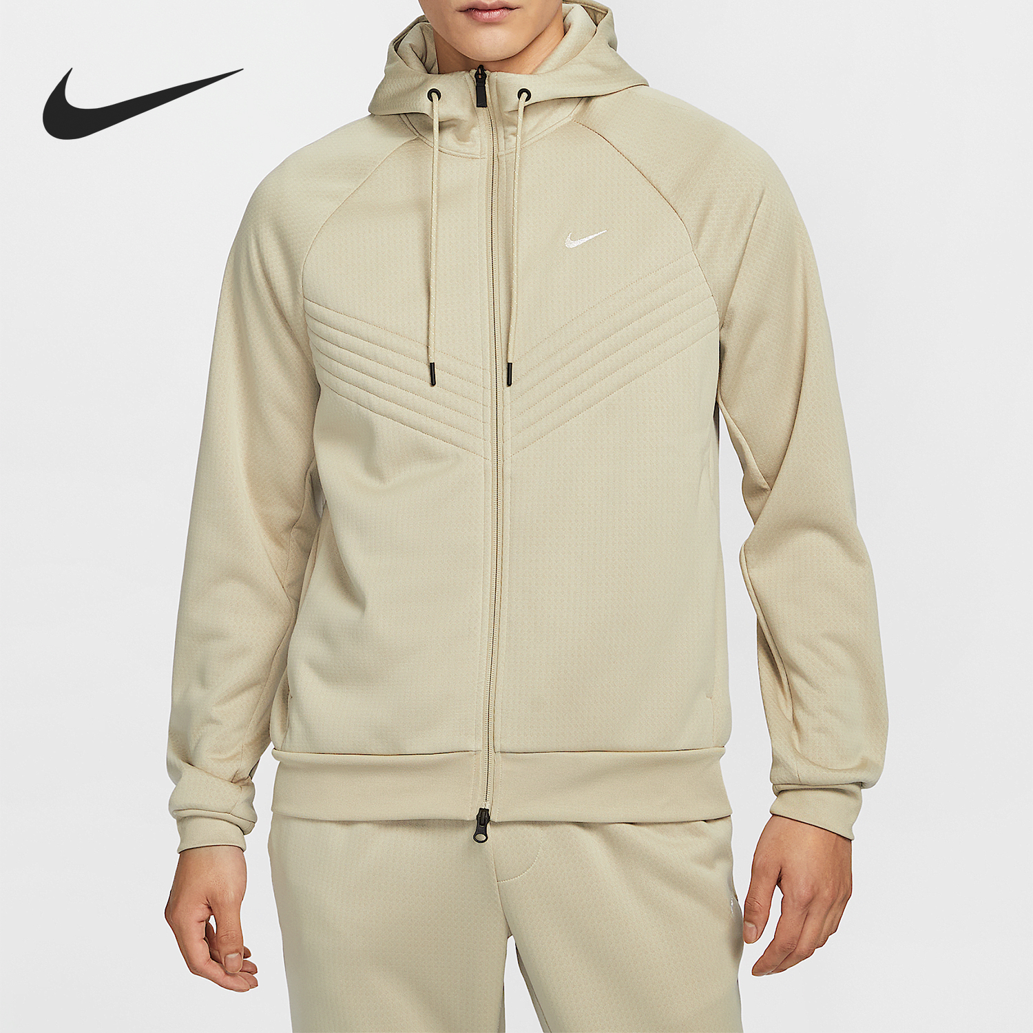 Nike/耐克正品秋冬新款男士训练加绒休闲连帽外套FZ1108-251