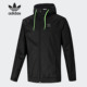 Adidas 三叶草男加绒简约连帽防风衣夹克外套GD0003 阿迪达斯正品