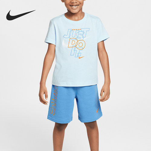 Nike/耐克正品Rhythm小童透气网眼经典针织印花套装II2556-432
