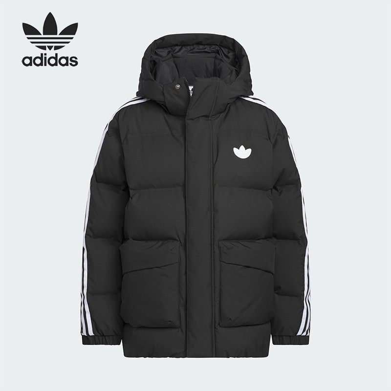 Adidas/阿迪达斯正品三叶草儿童休闲加厚保暖运动羽绒服KC5388