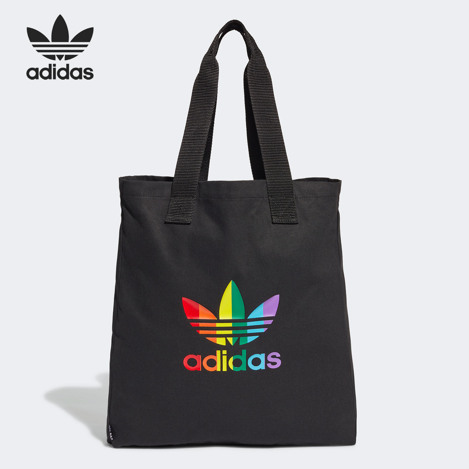 Adidas/阿迪达斯正品 三叶草 新款男女彩虹LOGO帆布单肩包 GP2595,运动包/户外包/配件,单肩背包,淘宝优惠券,粉丝福利购,淘宝优惠卷