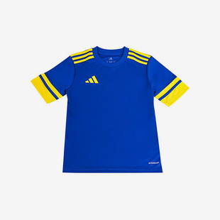 阿迪达斯正品 足球运动训练短袖 夏季 大童经典 T恤JN5410 新款 Adidas