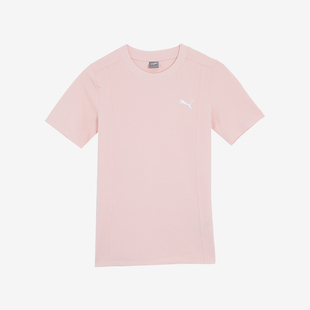 ESS女士网眼拼接圆领清新耐穿运动短袖 ACTIVE 彪马正品 Puma