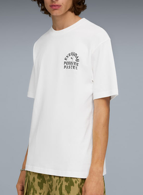 Puma/彪马正品PUMANOWTe新款男白色街头经典休闲短袖T恤634746-02