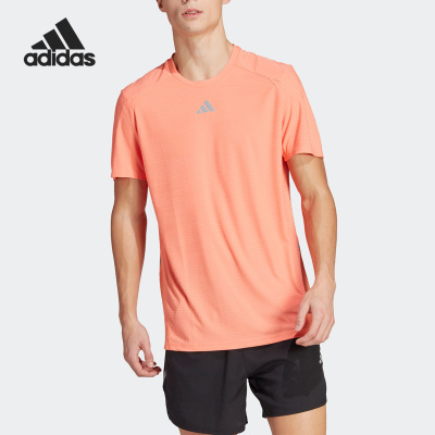 Adidas/阿迪达斯男子跑步短袖