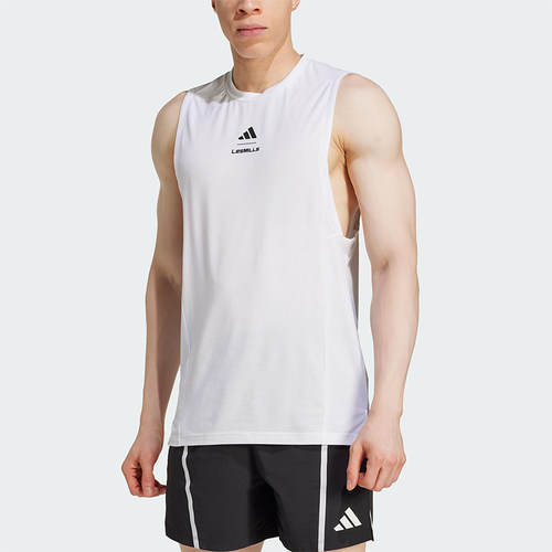 Adidas/阿迪达斯M LM G TK男士运动修身健身T恤无袖背心JJ1434