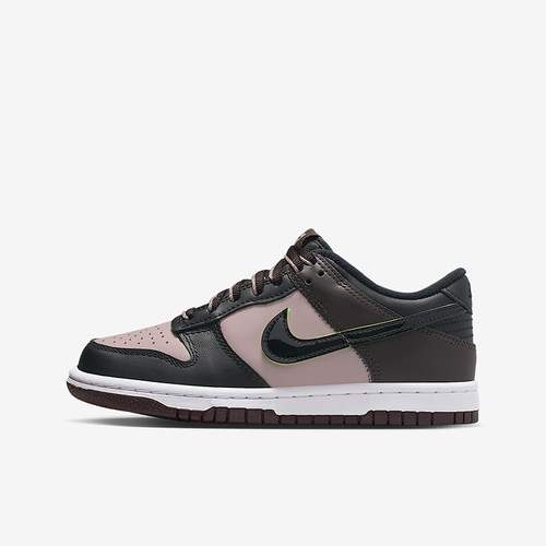 Nike/耐克正品Dunk Low GS女子大童休闲经典轻便板鞋HQ1957-600