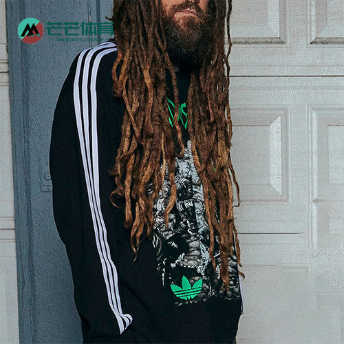 阿迪达斯男士圆领长袖T恤