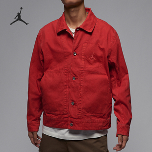 Nike/耐克正品JORDAN新年款男士复古翻领休闲外套FN4528-604