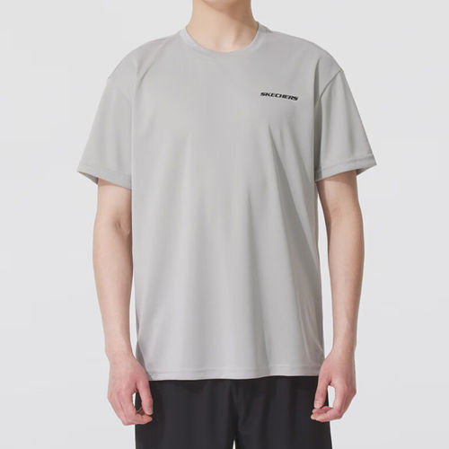 Skechers斯凯奇正品时尚运动系列男女柔软短袖T恤P225U117-02VP