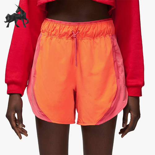 Nike/耐克正品JORDAN女士系带时尚印花运动中腰短裤DQ4456-819