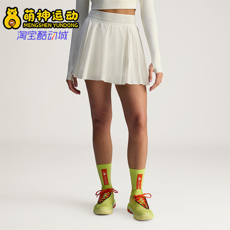 Adidas/阿迪达斯正品PLTD SKORT女士简约网球运动百褶裙裤JW4573