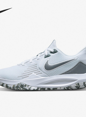 Nike/耐克官方正品Precision 5男子缓震篮球低帮运动鞋CW3403-101