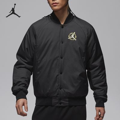 Nike/耐克正品JORDAN男士休闲立领保暖印花运动棉服IQ3966-060