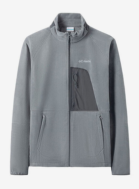 Columbia/哥伦比亚正品新款男士拉链立领抓绒外套AE0781023