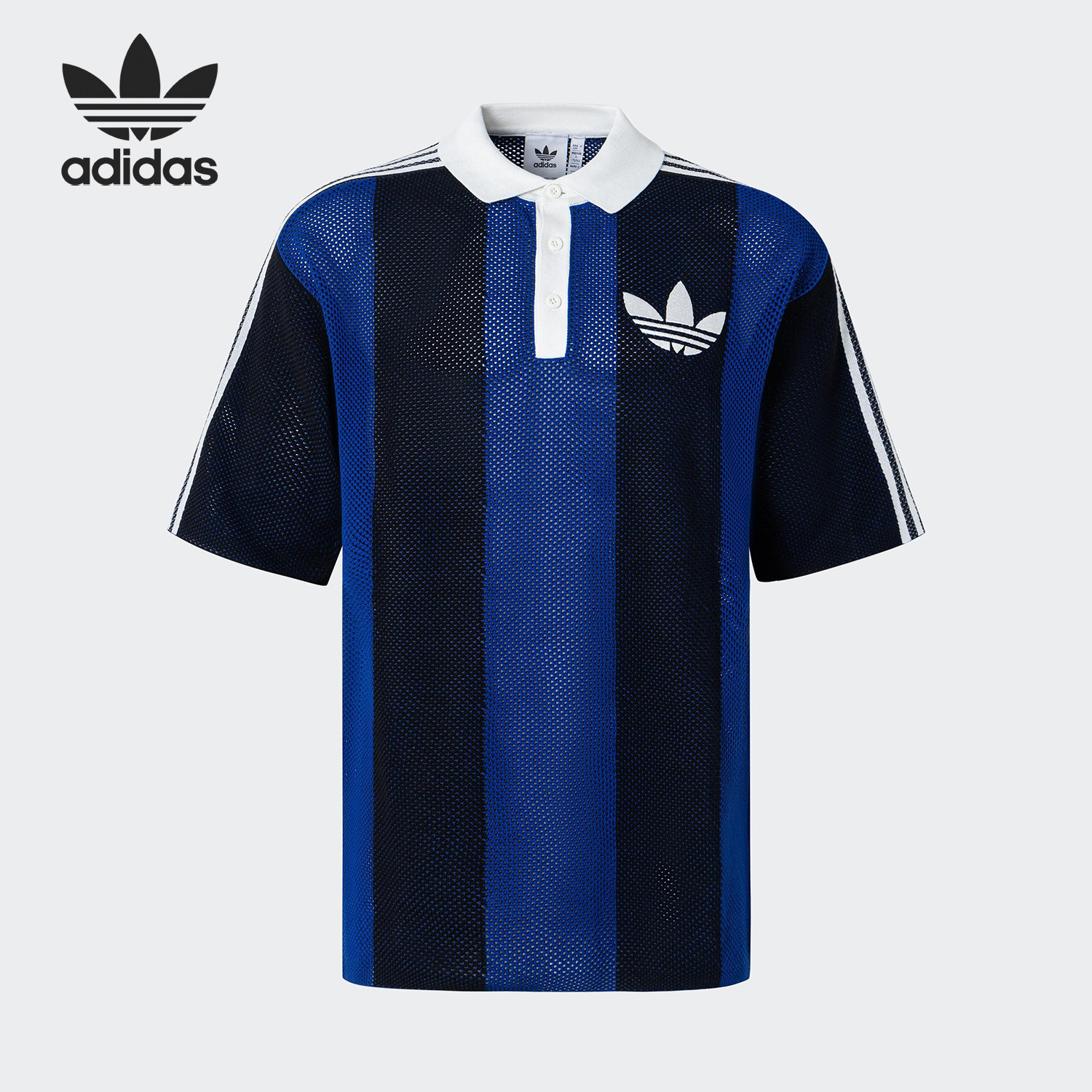 Adidas/阿迪达斯官方正品三叶草新款男女休闲短袖Polo衫JL5986
