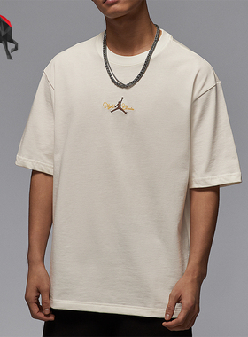 Nike/耐克正品JORDAN男士印花图案经典透气运动短袖IF0381-133