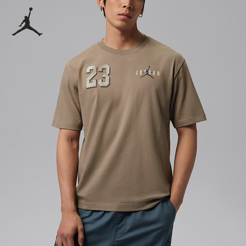 Nike/耐克男士美式复古宽松百搭亲肤透气休闲短袖 T 恤IF3128-040