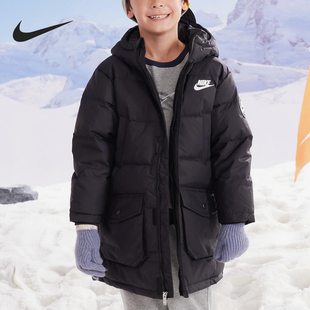 Nike/耐克正品冬季新款大童加绒保暖羽绒服NY2342002GS-001
