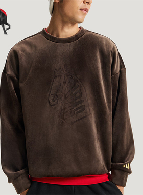 Adidas/阿迪达斯正品NYR GFX SWT男士亲肤潮流加绒休闲卫衣KE4067