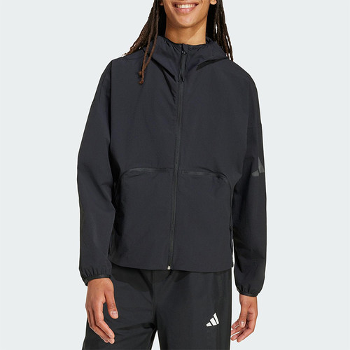Adidas/阿迪达斯正品MYSHELTER男士休闲梭织连帽运动外套JM3936