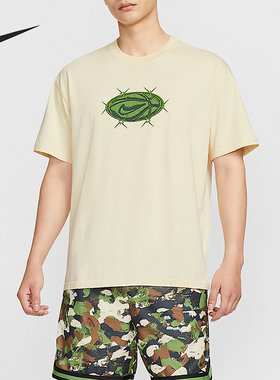 Nike/耐克正品2025夏季款男士运动图案透气休闲短袖HV1676-113