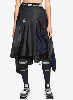 Nike/耐克正品x Sacai skiit女子拼接运动短裙裤CD6299-012