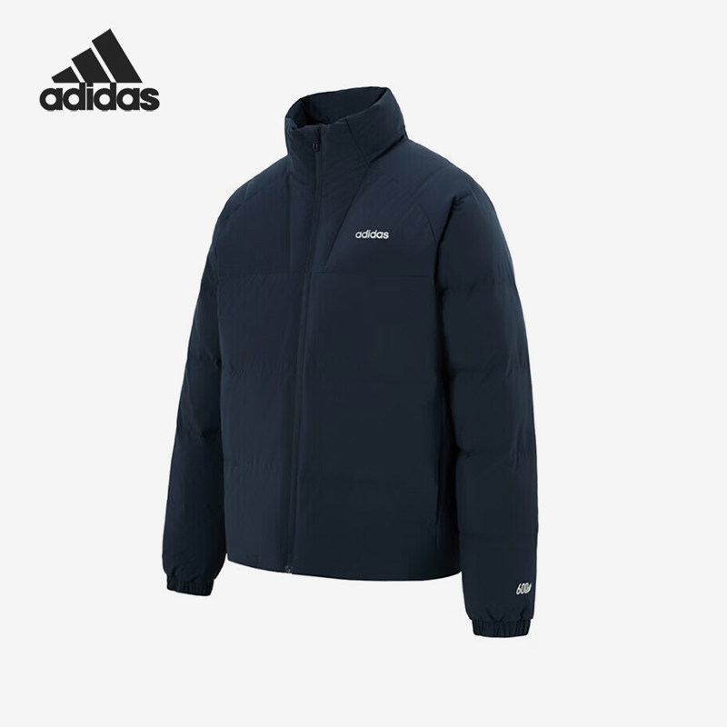 Adidas/阿迪达斯正品冬季男士立领复古经典轻盈保暖羽绒服KC4634