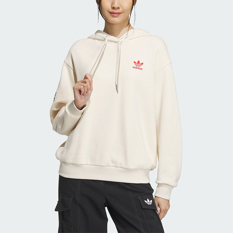 阿迪达斯正品女子宽松卫衣