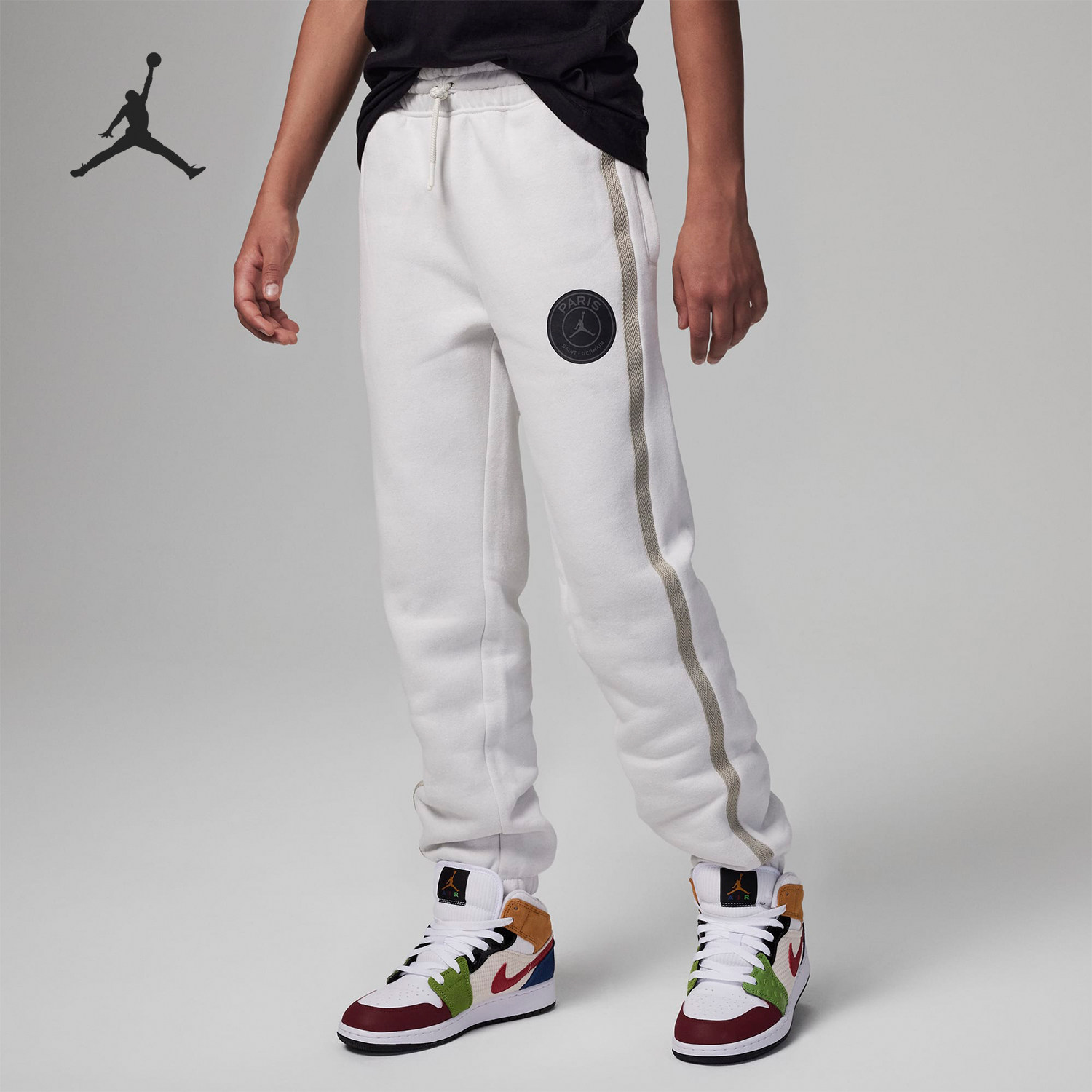 Nike/耐克正品JORDAN小童束脚简约针织运动长裤FV2644-133,童装/婴儿装/亲子装,裤子,淘宝优惠券,粉丝福利购,淘宝优惠卷