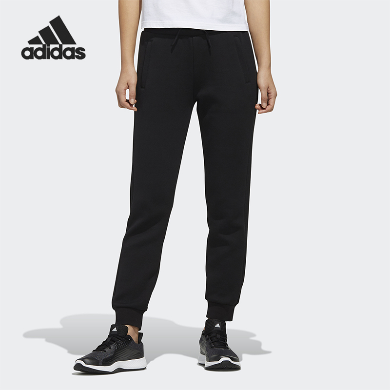 Adidas/阿迪达斯正品S 3-STRIPES PANTS女士透气束脚长裤FM9309